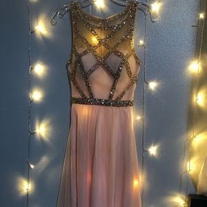 Pink prom dress
